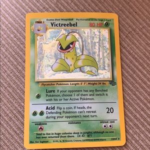 Holo Victreebel Pokémon Card